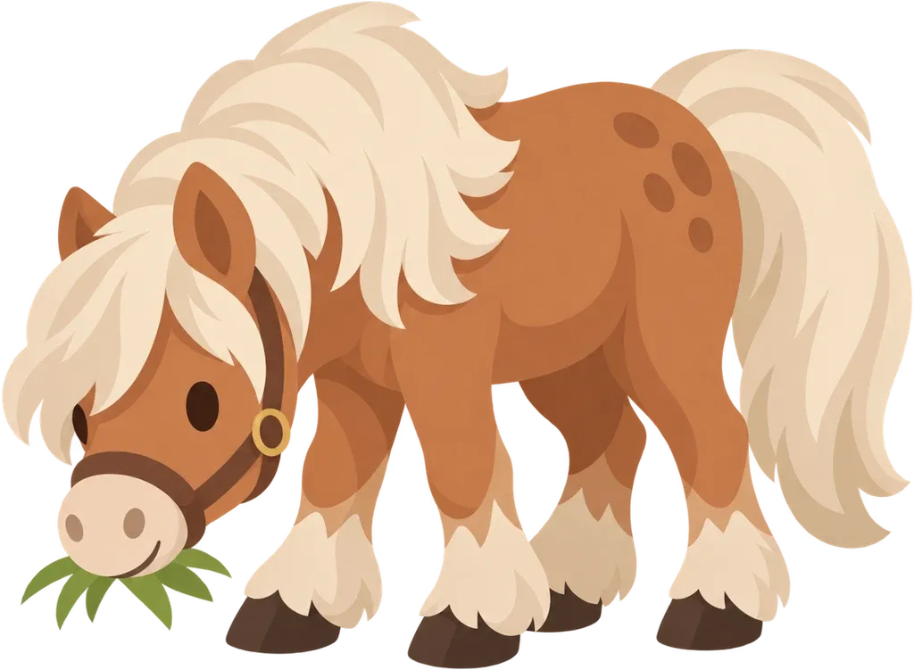Gezeichnetes Pony